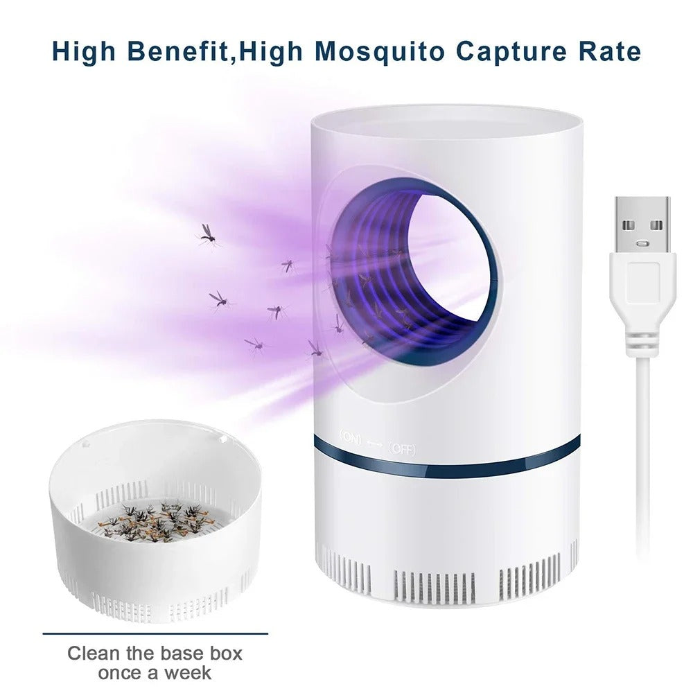 Indoor Electric Fly Bug Mosquito Insect Killer LED Light Trap Control Lamp