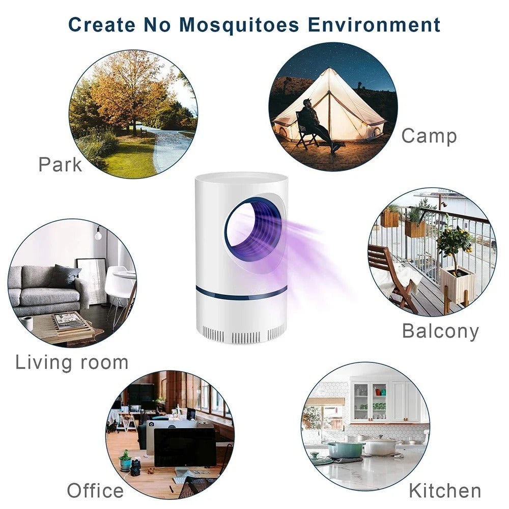 Indoor Electric Fly Bug Mosquito Insect Killer LED Light Trap Control Lamp