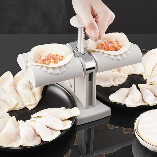 Dumpling And Samosa Maker Double Header, Automatic And Quick In Operation, Suitable For Samosa