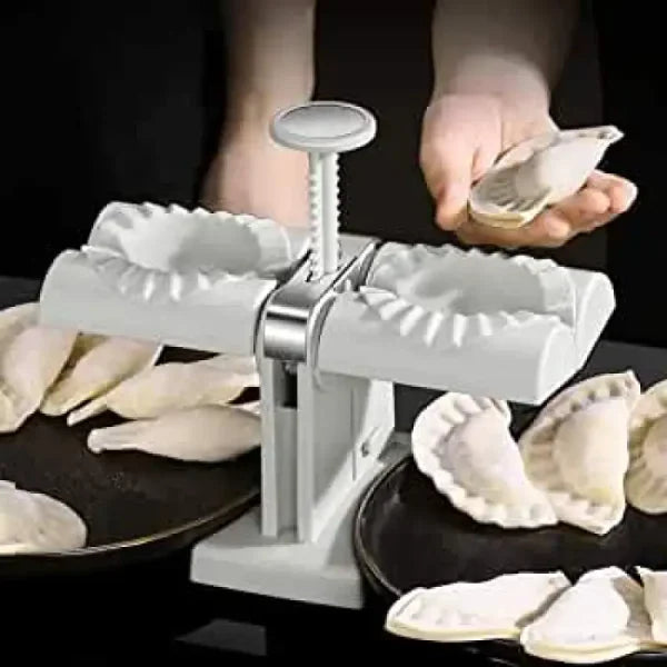 Dumpling And Samosa Maker Double Header, Automatic And Quick In Operation, Suitable For Samosa